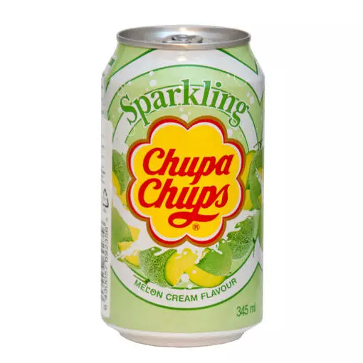 Chupa Chups Sparkling Soda Melon Cream Hiilihapotettu juoma 345ml - Limonadit ja virvoitusjuomat - 7098 - 1