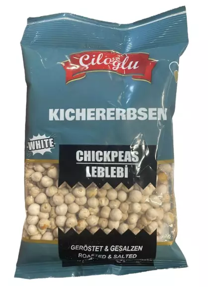 Ciloglu Leblebi Beyaz Kikherne Paahdettu & Suolattu 180g - Pähkinät - 15268 - 1