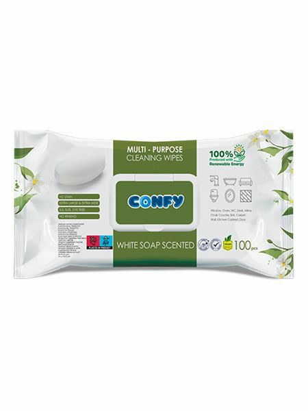 Confy Cleaning Wipes Soap Scented/ Kosteuspyyhe 100kpl - Siivousvälineet ja tarvikkeet - 19478 - 1