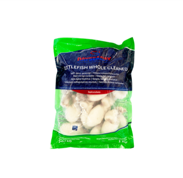 Dayseaday Cuttlefish Whole Cleaned / Mustekala 20/40 1kg - Pakasteäyriäiset - 17138 - 1