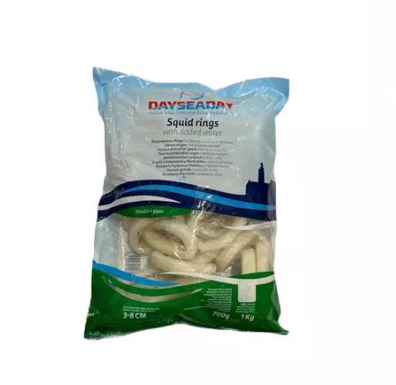 Dayseaday Squid Rings Mustekalarenkaat 3-8cm 1kg - Pakasteäyriäiset - 13658 - 1
