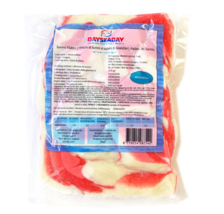 Dayseaday Surimi Crab Chunks/ Surimipala 500g - Pakasteäyriäiset - 7238 - 1