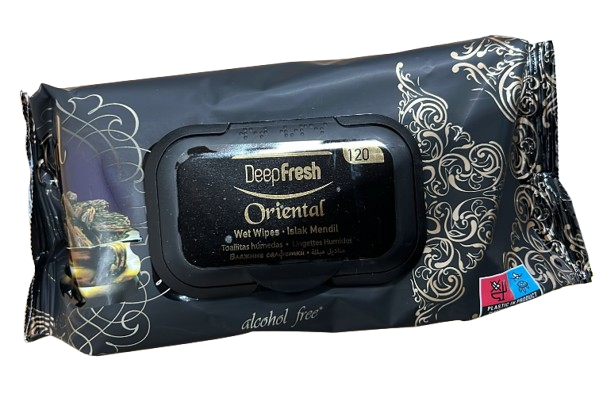 Deep Fresh Oud Wet Wipes/ Kosteuspyyhe 120kpl - Siivousvälineet ja tarvikkeet - 21478 - 1