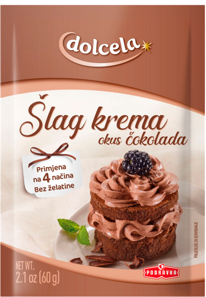 Dolcela Chocolate Powder / Suklaavispikerma 60g - Vanukkaat ja jälkiruoka-ainekset - 16648 - 1