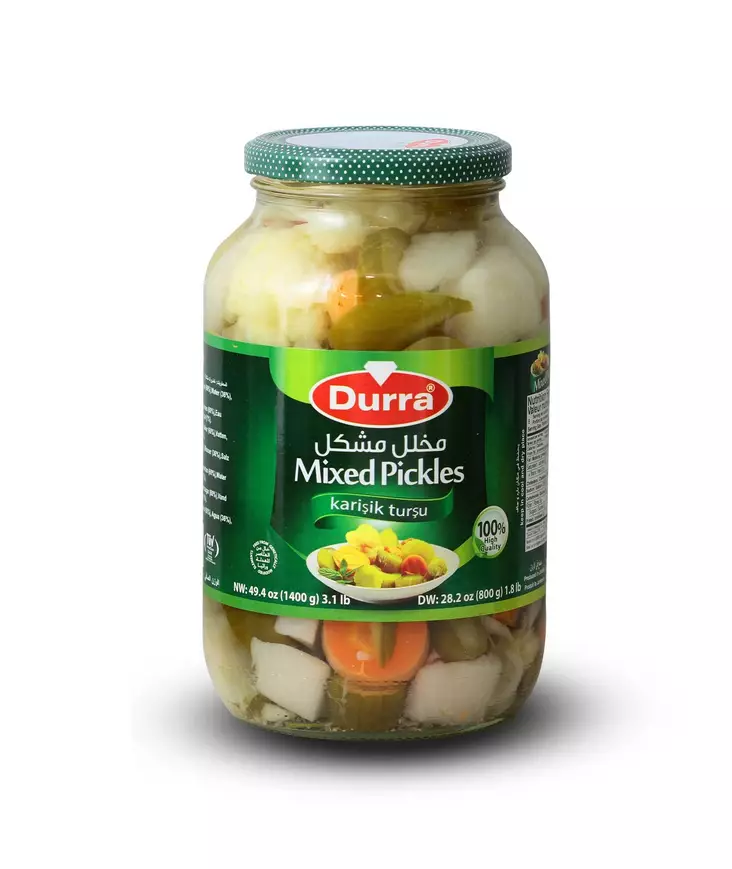Durra Mixed Pickles / Vihannessekoitus suolaliemessä 1400g CAM - Vihannessäilykkeet - 2168 - 1
