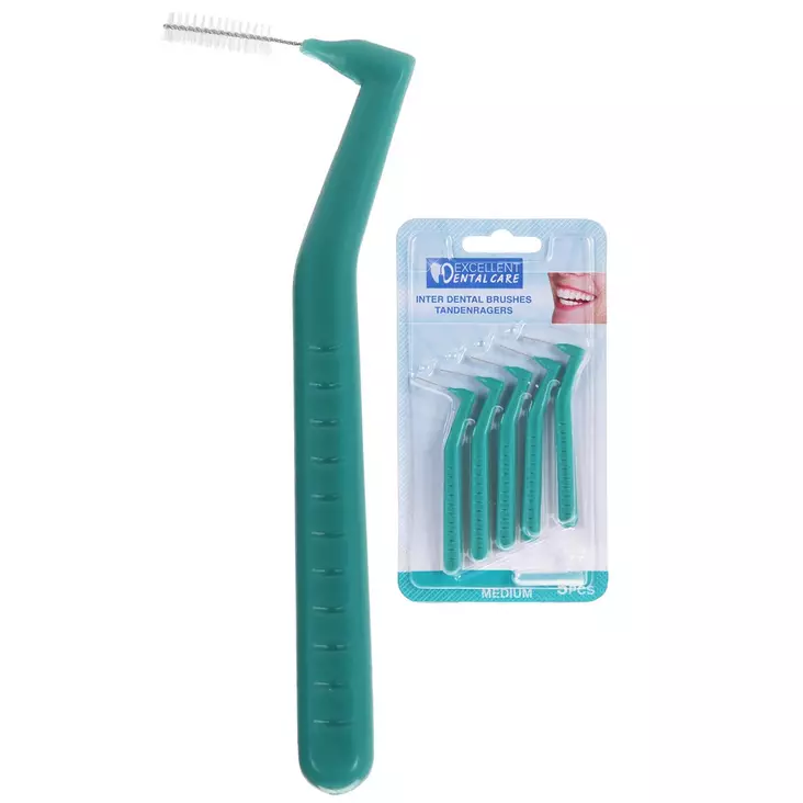 EDC Hammasväliharja kapeilla harjoilla 5kpl - Hygieniatarvikkeet - 12978 - 1