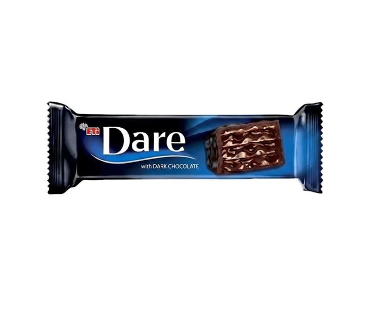 Eti Dare Wafer Dark Chocolate/ Tummasuklaa Vohvelipatukka 44g - Patukat - 19988 - 1