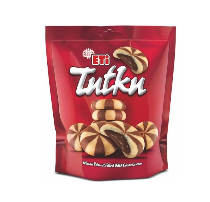 Eti Tutku Cocoa Cream Biscuit / Suklaatäytekeksi 120g - Täytekeksit ja vohvelit - 18118 - 1