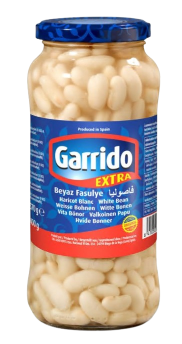Garrido Extra Beyaz Fasulye / Valkoiset pavut 570g CAM - Papu- ja linssisäilykkeet - 17808 - 1
