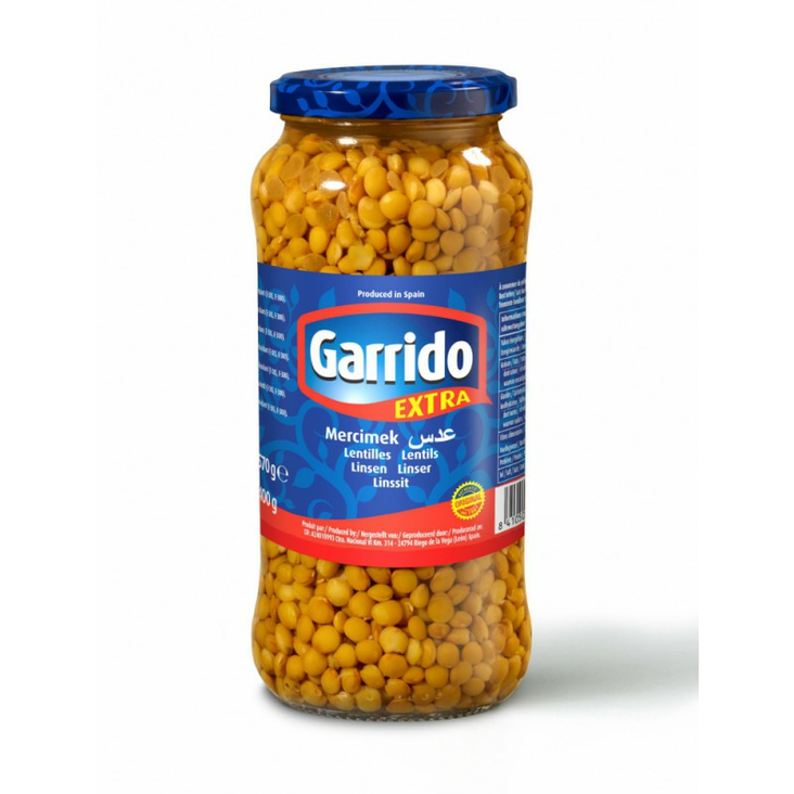 Garrido Extra Mercimek Linsen/ Ruskea Linssi 580g CAM - Papu- ja linssisäilykkeet - 2578 - 1