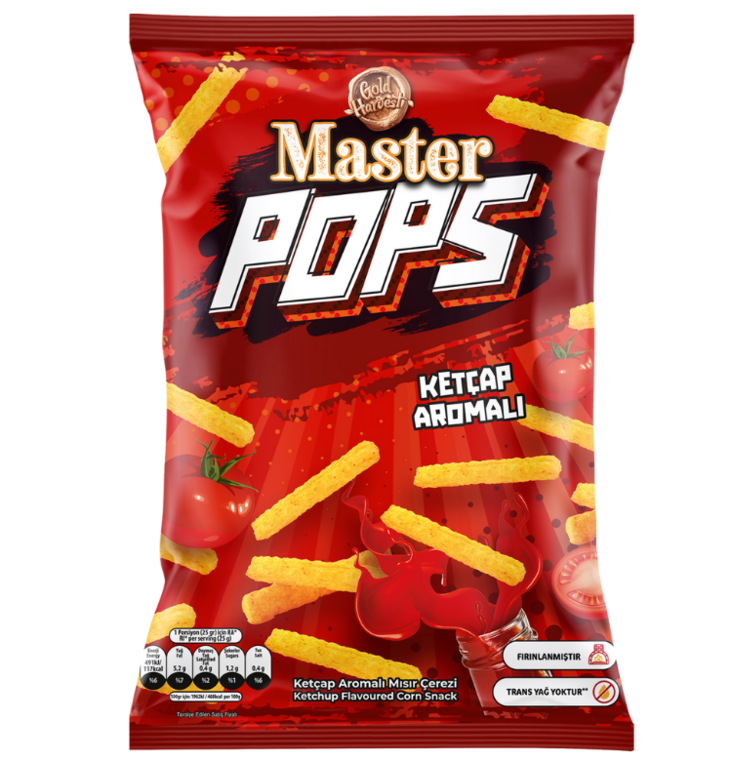 Gold Harvest Master Puff Ketchup Flavour Sipsi 90g - Sipsit - 17418 - 1