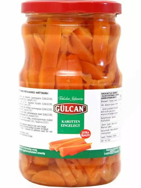 Gulcan Tursu Karotten/ Pikkeli Porkkana 680g CAM - Vihannessäilykkeet - 13518 - 1