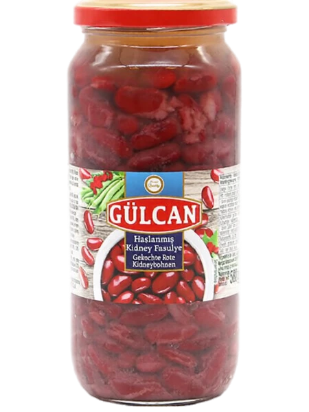 Gulcan Kirmizi Fasulye / Punaiset Pavut liemessä 580g CAM - Papu- ja linssisäilykkeet - 2798 - 1