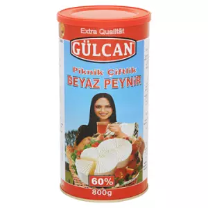 Gulcan Piknik Ciftlik Beyaz Peynir Fetajuusto 60% 800g TNK - Feta-juustot - 2858 - 1