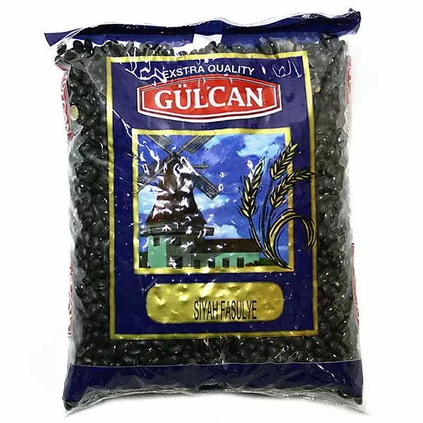 Gulcan Siyah Fasulye / Mustapapu 1Kg - Kuivatut pavut - 9808 - 1