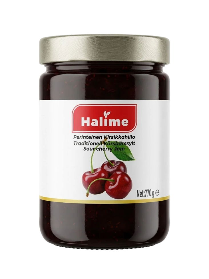 Halime Sour Cherry Jam/ Kirsikkahillo 770g CAM - Hillot - 19638 - 1