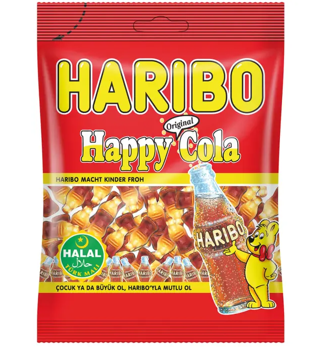 Haribo Happy Cola Karkkipussi 100g - Irtomakeiset - 3108 - 1