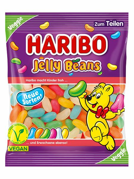 Haribo Veggie Jelly Beans Karkkipussi 160g - Irtomakeiset - 19348 - 1