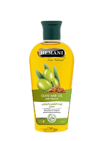 Hemani Olive Hair Oil with Almond/ Oliivii Öljy 200ml - Kosmetiikka - 16108 - 1