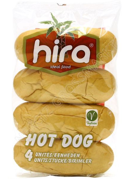 Hira Hot Dog / Hodarisämpylä 4kpl 250g - Patongit ja sämpylät - 10788 - 1