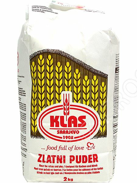 Klas Zlathi Puder/ Vehnäjauho 2kg - Vehnäjauho - 6688 - 1