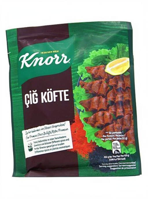 Knorr Etsiz Cig Köfte / Lihattomat raa'at lihapullat 120g - Valmisruokasäilykkeet - 20338 - 1