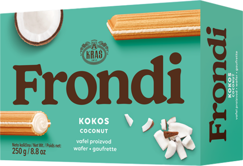 Kras Frondi Coconut / Kookosvohveli 250g - Täytekeksit ja vohvelit - 21278 - 1
