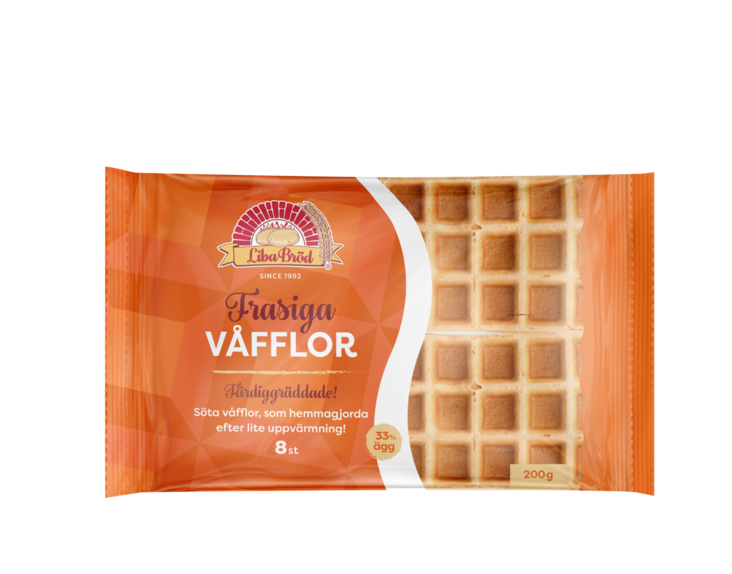 Liba Vohveli sämpylä 8kpl 200g - Patongit ja sämpylät - 18548 - 1