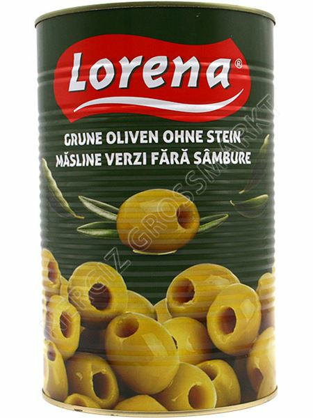 Lorena Zeytin Olive / Vihreät oliivit 5/1 4kg TNK - Oliivisäilykkeet - 17358 - 1
