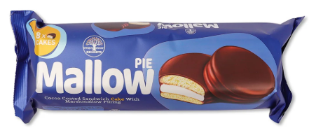 Mallow Pie Coco Marshmallow / Suklaa vaahtokarkkitäyte 184g - Täytekeksit ja vohvelit - 20258 - 1