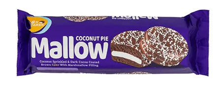 Mallow Pie Coconut w Marshmallow / Vaahtokarkki kookostäyttellä 184g - Täytekeksit ja vohvelit - 20258 - 1