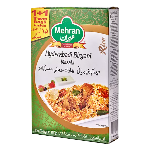 Mehran Hyderabadi Biryani Masala Mausteseos 100g - Maustesekoitukset - 8218 - 1