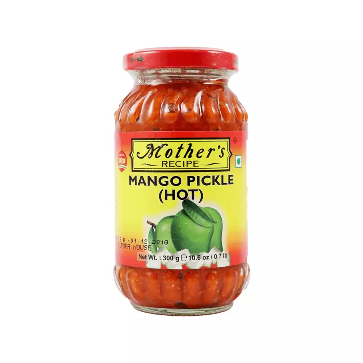 Mother's Mango Pickle (HOT) / Mangosäilyke 500g CAM - Hedelmäsäilykkeet - 7058 - 1
