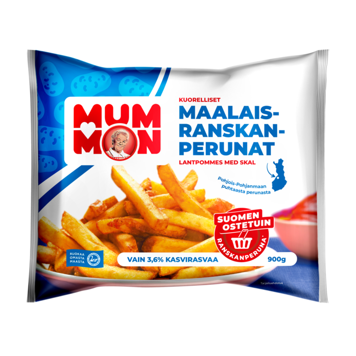 Mummon Kuorelliset Maalaisranskanperunat 900g - Pakasteperunat - 17868 - 1