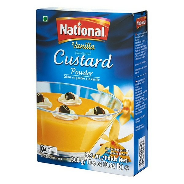 National Vanilla Custard Powder / Vaniljakastike jauhe 300g - Vanukkaat ja jälkiruoka-ainekset - 8228 - 1