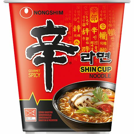 Nongshim Shin Cup Pikanuudelikuppi, tulinen 68g - Nuudelit - 19278 - 1