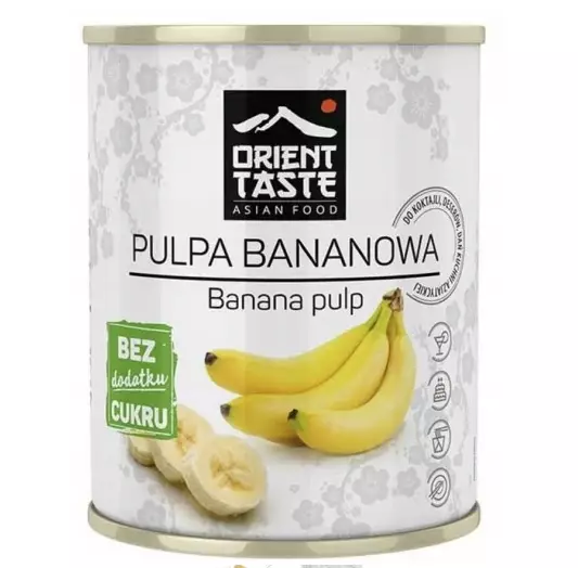 Oriental Taste Banana Pulpa/ Banaani Massa 850ml - Hedelmäsäilykkeet - 15858 - 1