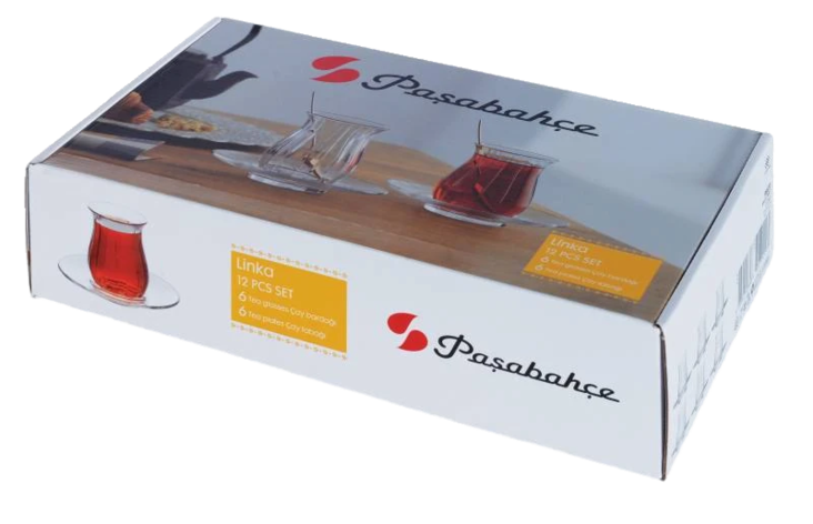 Pasabahce Linka Teelasi Set 12kpl 96572 - Astiat ja aterimet - 18168 - 1