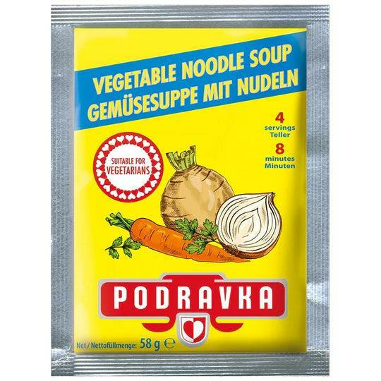 Podravka Vegetable Noodle Soup/ Vegetable Keitto 58g - Valmiskeitot ja valmisjauheet - 15948 - 1