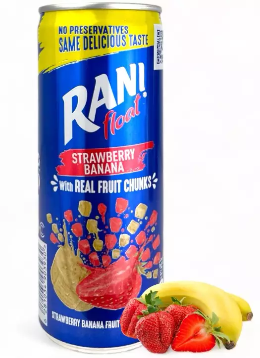 Rani Float Strawberry&Banana Drink/ Mansikka&Banaani juoma 250ml TNK - Limonadit ja virvoitusjuomat - 4408 - 1