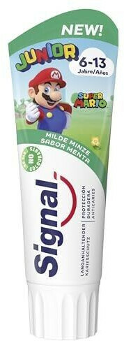 Signal Toothpaste Junior 6-13/ Hammastahna 75ml - Hygieniatarvikkeet - 17908 - 1