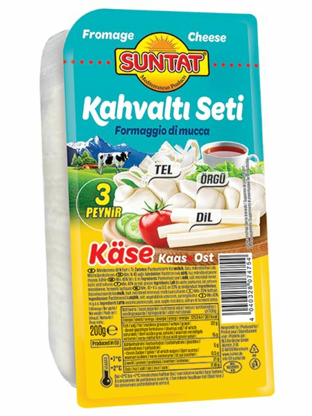 Suntat Kahvalti Peyniri Seti / 3 juustosetti 40% 200g - Erikoisjuustot - 18508 - 1