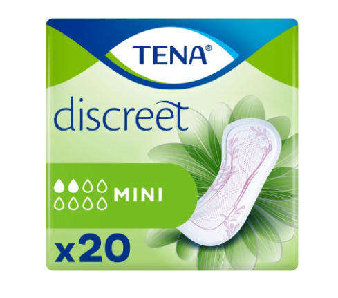 Tena Discreet Mini 20pcs/ Terveysside Inkontinenssisuoja - Hygieniatarvikkeet - 16768 - 1
