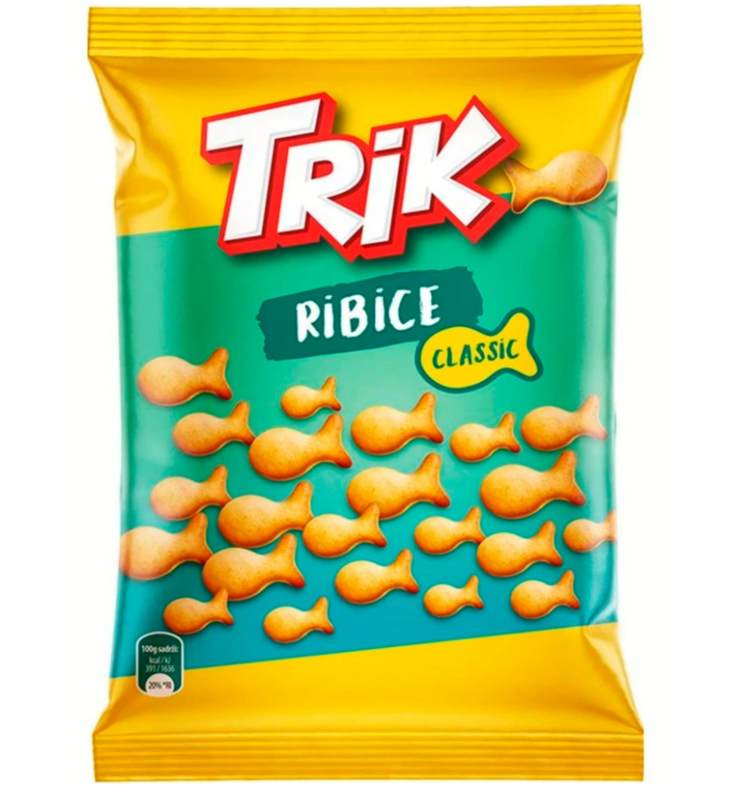 Trik Fish Cracker/ Kalan Muotoinen Suolakeksi 90g - Sipsit - 19868 - 1