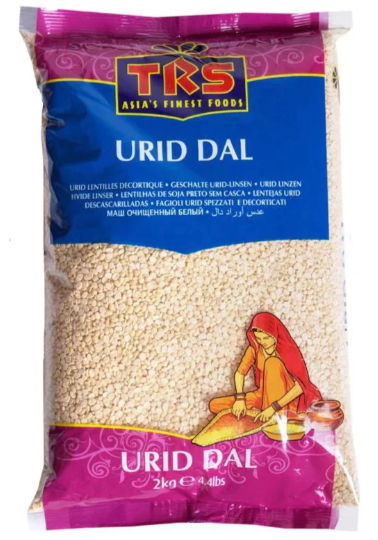 TRS Urid Dal / Halkaistut Urid linssi 2kg - Linssit - 12608 - 1