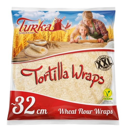 Turka Tortilla Wraps/ Tortilla 18x32cm 1,71Kg - Tortilla-leivät - 21118 - 1
