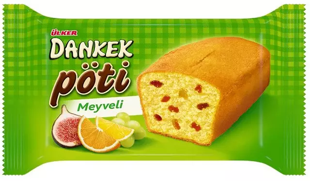 Ulker Dankek Pöti Meyveli / Hedelmäinen minikakku 35g - Täytekeksit ja vohvelit - 4918 - 1