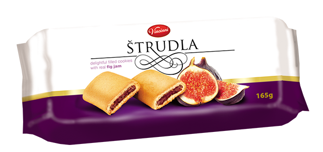 Vincinni Strudla Fig jam / Viikunatäytteinen keksi 240g - Täytekeksit ja vohvelit - 5118 - 1