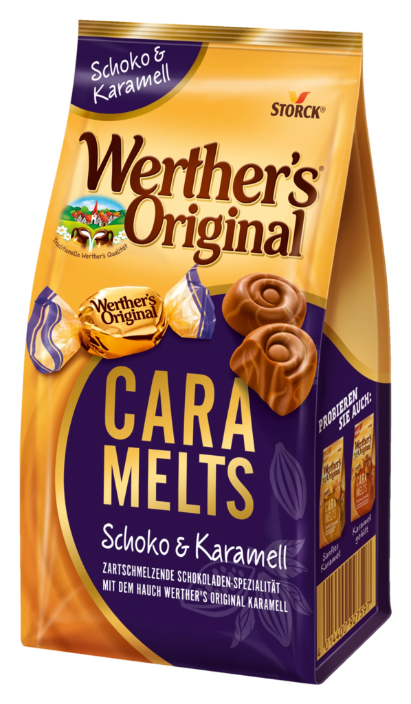 Werther's Original Feine Helle/ Maitosuklaa karamellitäytteellä Karkkipussi 153g - Konvehdit - 20098 - 1