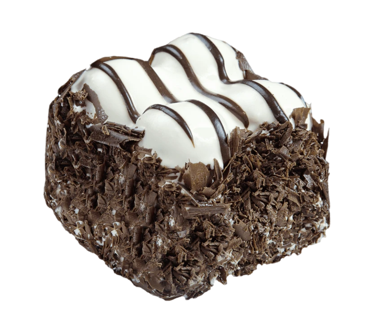 Maun White Profiterole Square Mono Cake 9pcs 1,485kg - Pakastemakeiset ja -jälkiruoat - 18718 - 1